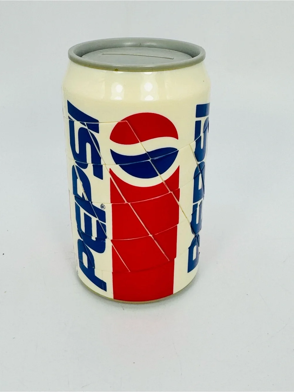 Vintage Pepsi Slide Puzzle Rubik's Soda Pop Can Collectable Game/Bank